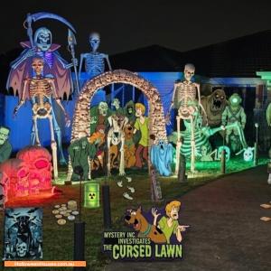 Halloween House at 26 Hinchinbrook Circuit, Forest Lake