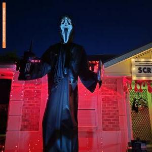 Halloween House display at 332 Main South Road, Morphett Vale