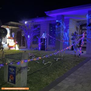 Halloween House display at 12 Military Pass, Byford
