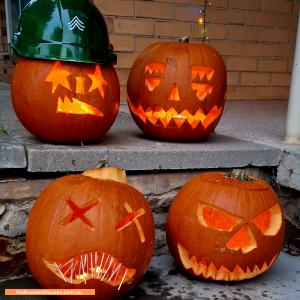 Halloween House display at 8 Parsons Road, Reynella