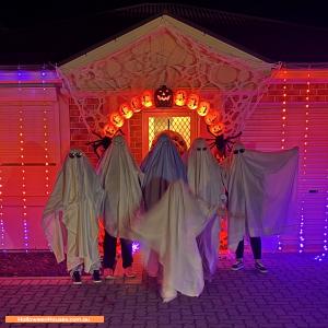 Halloween House display at 332 Main South Road, Morphett Vale