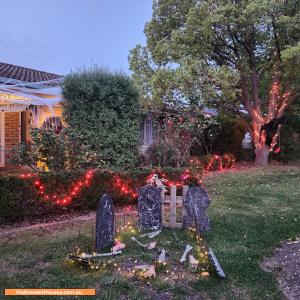 Christmas Light display at 35 Chapman Crescent, Redwood Park
