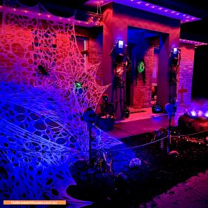 Christmas Light display at 7 Pearce Road, Evanston Gardens