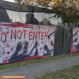Halloween display at 191 Mirrabooka Avenue, Balga