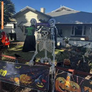 Halloween House at 12 Regent Street, Pennington