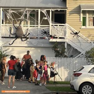 Halloween House at 74 Browne Street, New Farm