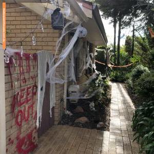 Christmas Light display at 17 Cagney Way, Lesmurdie