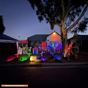 Christmas Light display at 25 Catherine Street, Cessnock