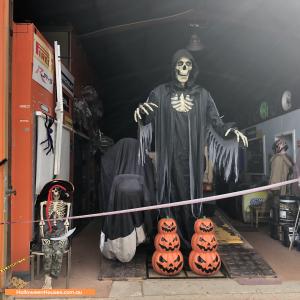 Halloween House at 18 Kendall Street, Gloucester