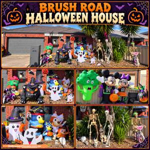 Halloween House at 54 Brush Road, Epping