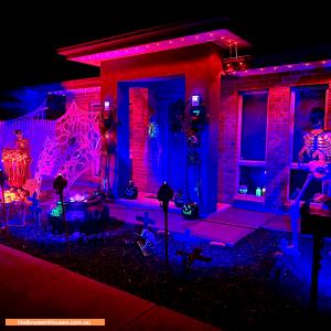 Christmas Light display at 7 Pearce Road, Evanston Gardens