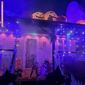 Christmas Light display at 1 Rosewood Street, Daisy Hill