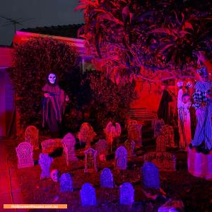 Halloween House display at 28 Isabella Street, Moorabbin