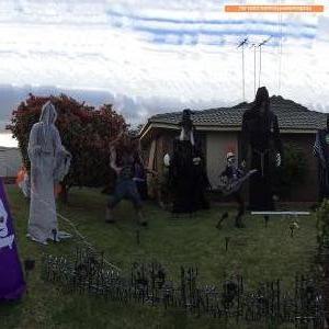 Halloween House at 44 Chapel Street, Whittington